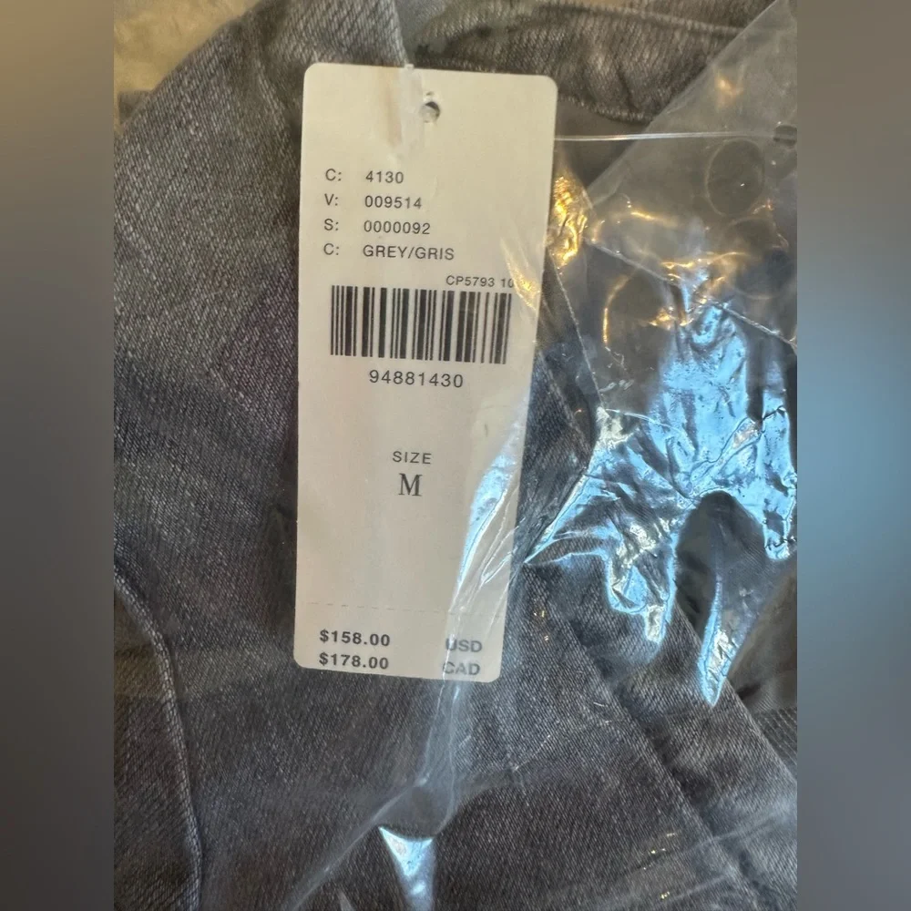 NWT Anthropologie Gray Button-Up Dress - Picture 5 of 6